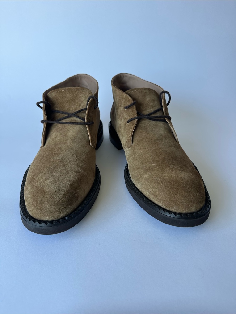 Salvatore Ferragamo Brown Suede Chukka Boots Size 11 EE (Made in Italy)
